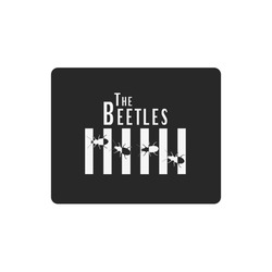 The Beetles on Abbey Road! Rectangle Mousepad