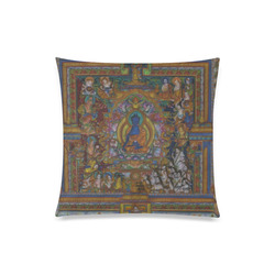 Awesome Thanka With The Holy Medicine Buddha Custom Zippered Pillow Case 20"x20"(Twin Sides)