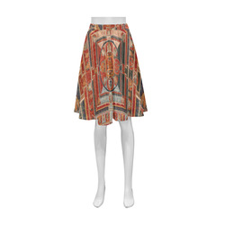 Mandala  of  Bodhisattva of Transcendent Wisdom Athena Women's Short Skirt (Model D15)