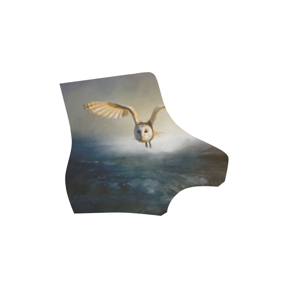 An barn owl flies over the lake Martin Boots For Men Model 1203H