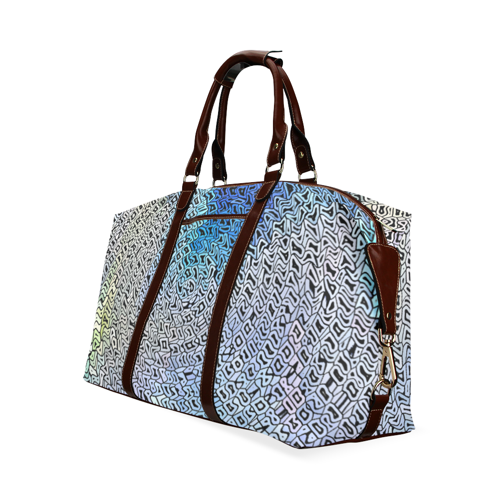 Tribal Mosaic Variation Classic Travel Bag (Model 1643) Remake