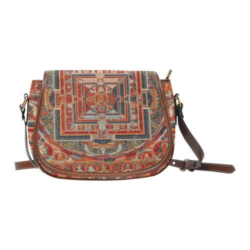 Mandala  of  Bodhisattva of Transcendent Wisdom Saddle Bag/Small (Model 1649) Full Customization
