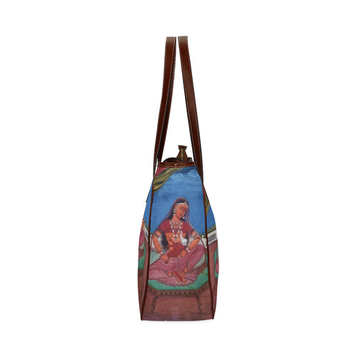 Deity Parvati with her Son Ganesha Classic Tote Bag (Model 1644)