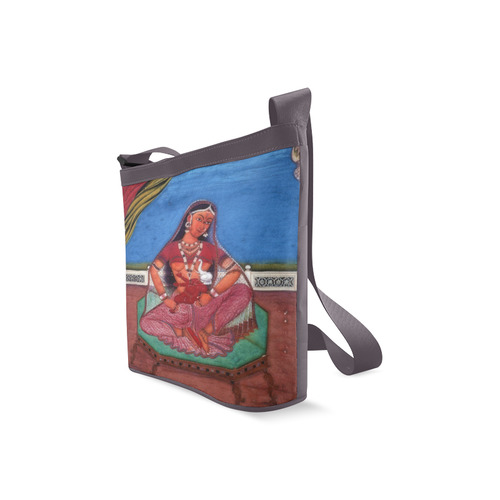 Deity Parvati with her Son Ganesha Crossbody Bags (Model 1613)