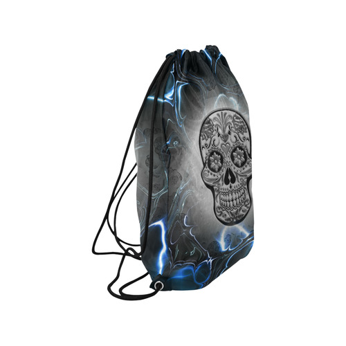 Skull20170247_by_JAMColors Medium Drawstring Bag Model 1604 (Twin Sides) 13.8"(W) * 18.1"(H)