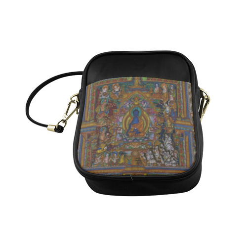 Awesome Thanka With The Holy Medicine Buddha Sling Bag (Model 1627)