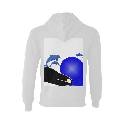 love dolphins Oceanus Hoodie Sweatshirt (NEW) (Model H03)