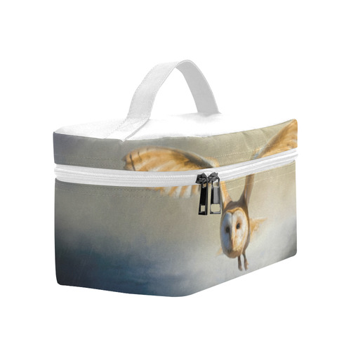 An barn owl flies over the lake Lunch Bag/Large (Model 1658)