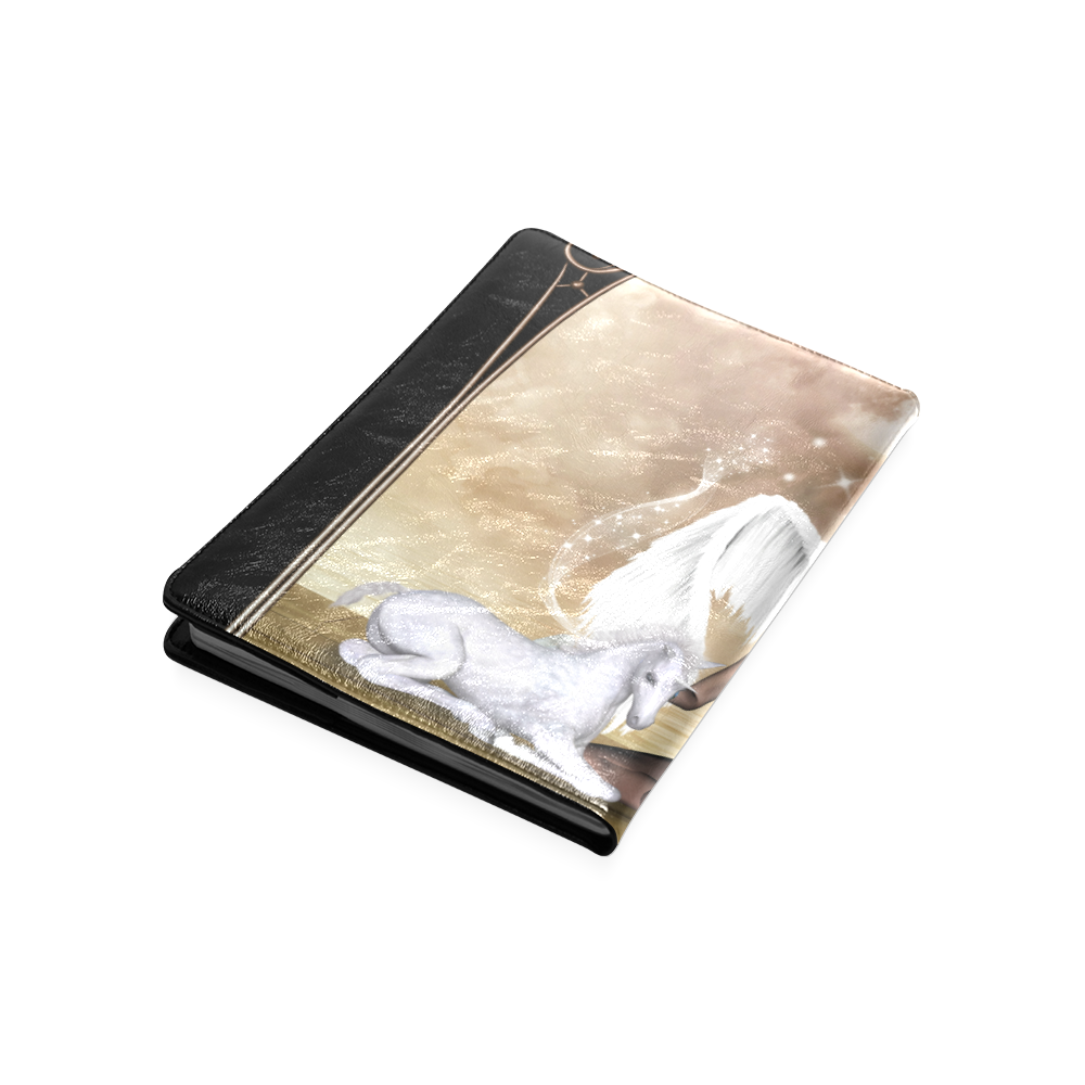 cute foal unicorn with fairy Custom NoteBook B5