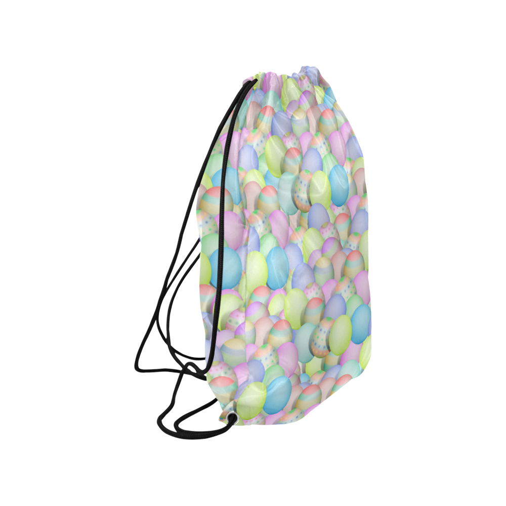 Pastel Colored Easter Eggs Small Drawstring Bag Model 1604 (Twin Sides) 11"(W) * 17.7"(H)