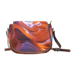 Antelope Canyon Nature Photography Saddle Bag/Large (Model 1649)