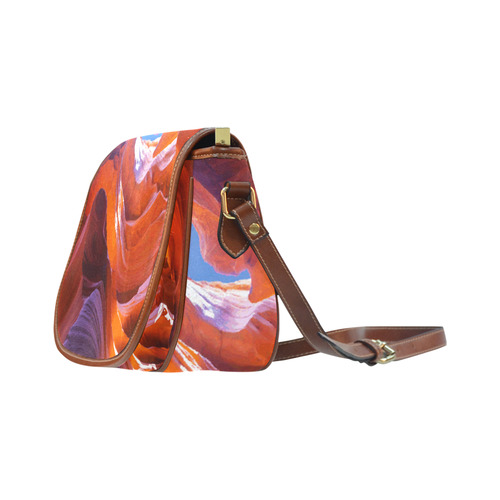 Antelope Canyon Nature Photography Saddle Bag/Large (Model 1649)