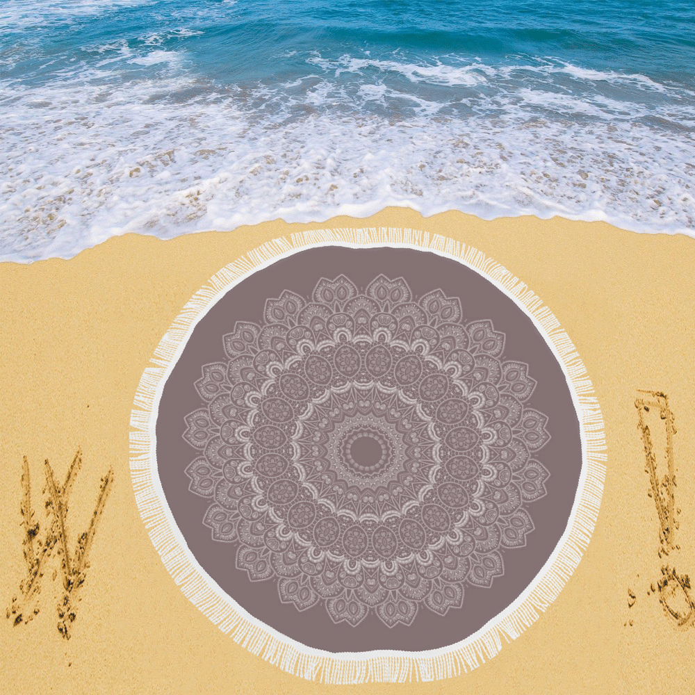 cosmic mandala and universe Circular Beach Shawl 59"x 59"