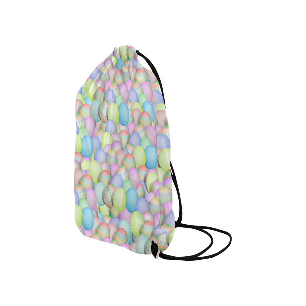 Pastel Colored Easter Eggs Small Drawstring Bag Model 1604 (Twin Sides) 11"(W) * 17.7"(H)