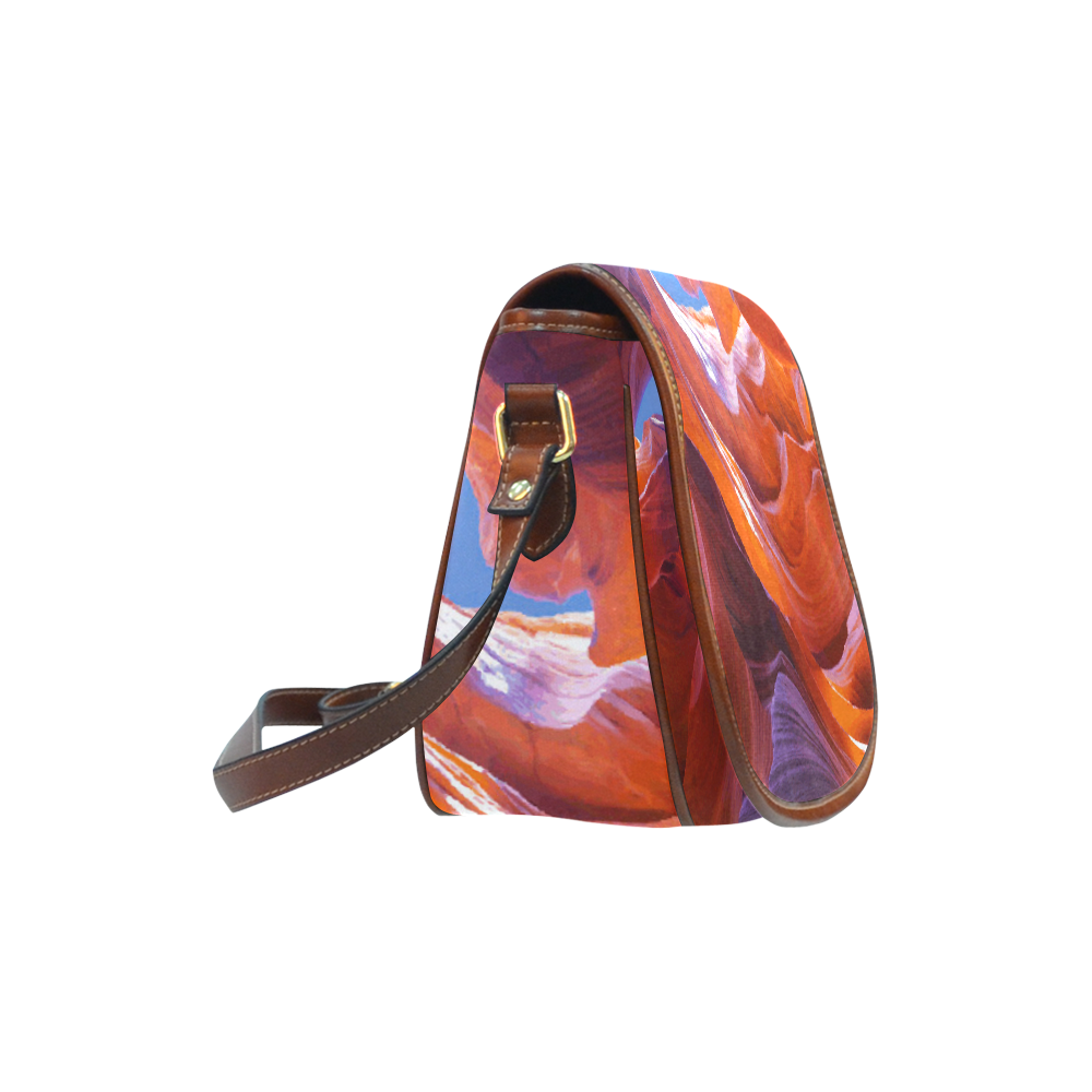 Antelope Canyon Nature Photography Saddle Bag/Large (Model 1649)