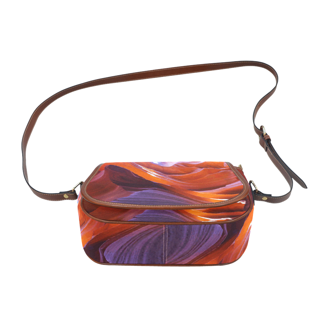 Antelope Canyon Nature Photography Saddle Bag/Large (Model 1649)