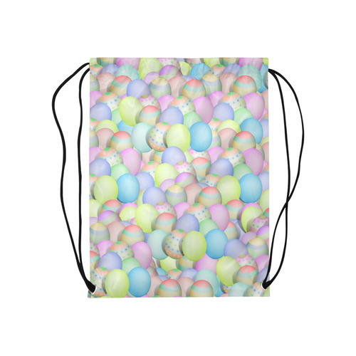 Pastel Colored Easter Eggs Medium Drawstring Bag Model 1604 (Twin Sides) 13.8"(W) * 18.1"(H)