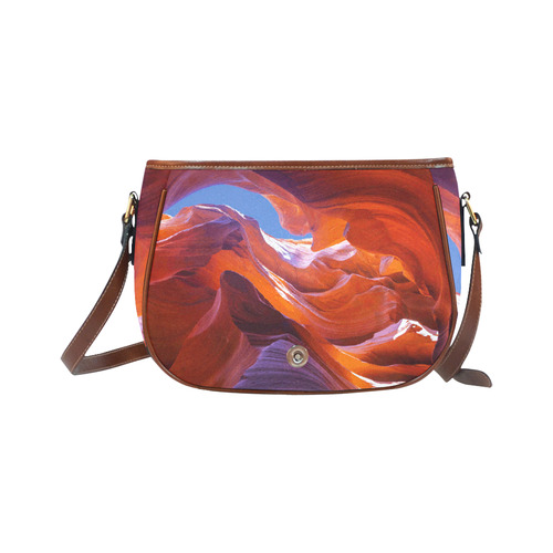 Antelope Canyon Nature Photography Saddle Bag/Large (Model 1649)