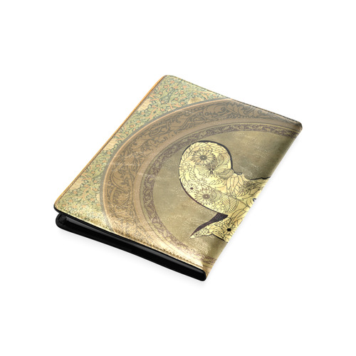 Mandala of cute elephant Custom NoteBook A5