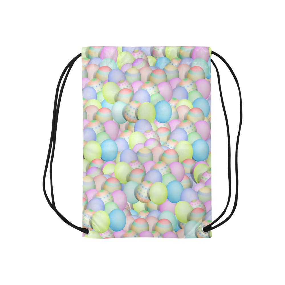 Pastel Colored Easter Eggs Small Drawstring Bag Model 1604 (Twin Sides) 11"(W) * 17.7"(H)