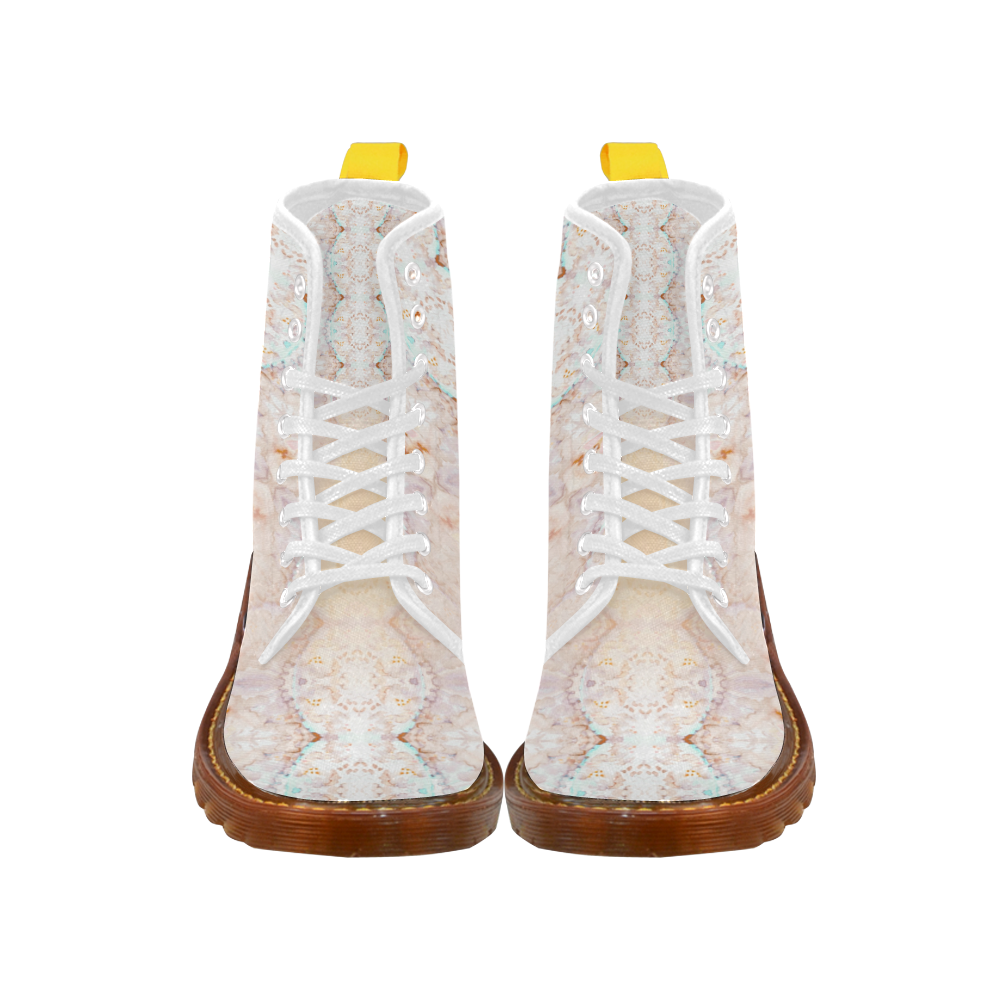 White Martin boots KF81736