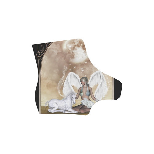 cute foal unicorn with fairy Martin Boots For Men Model 1203H