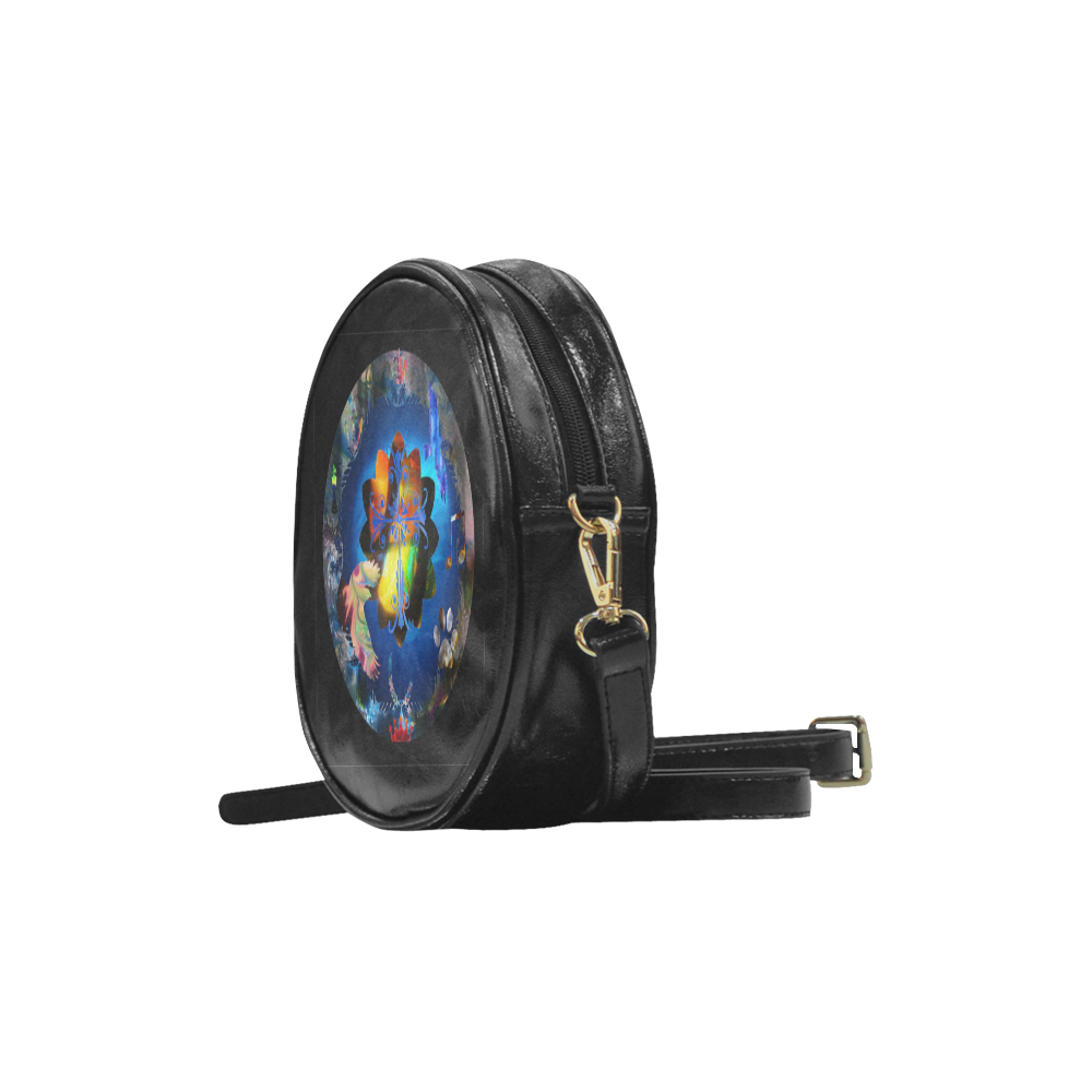 medicine wheel Round Sling Bag (Model 1647)