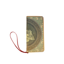 Mandala of cute elephant Women's Clutch Wallet (Model 1637)