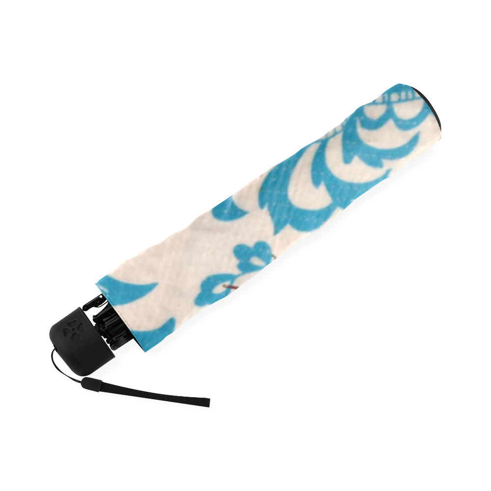 Blue and white Foldable Umbrella (Model U01)