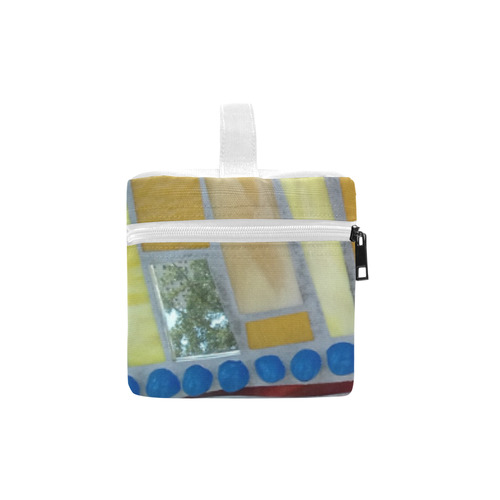 yellow mosaic Lunch Bag/Large (Model 1658)