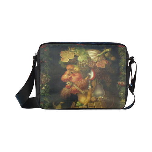 Awesome Painting Autum  from Guiseppe Arcimboldo Classic Cross-body Nylon Bags (Model 1632)