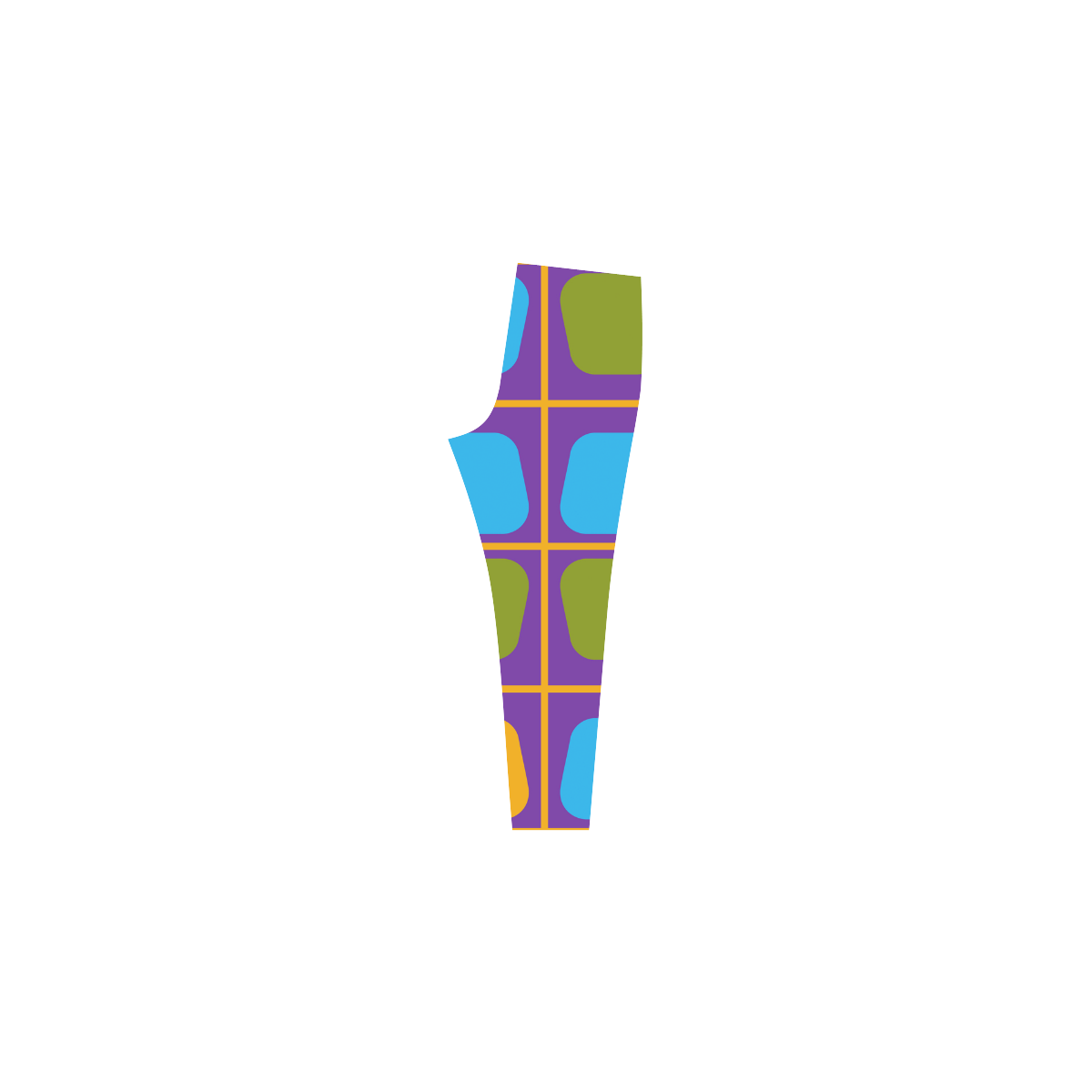 Shapes in squares pattern34 Cassandra Women's Leggings (Model L01)