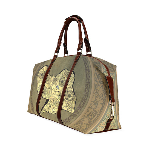 Mandala of cute elephant Classic Travel Bag (Model 1643) Remake