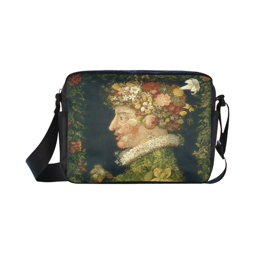 Awesome Painting Spring  from Guiseppe Arcimboldo Classic Cross-body Nylon Bags (Model 1632)