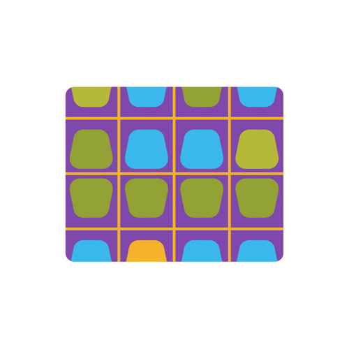 Shapes in squares pattern34 Rectangle Mousepad