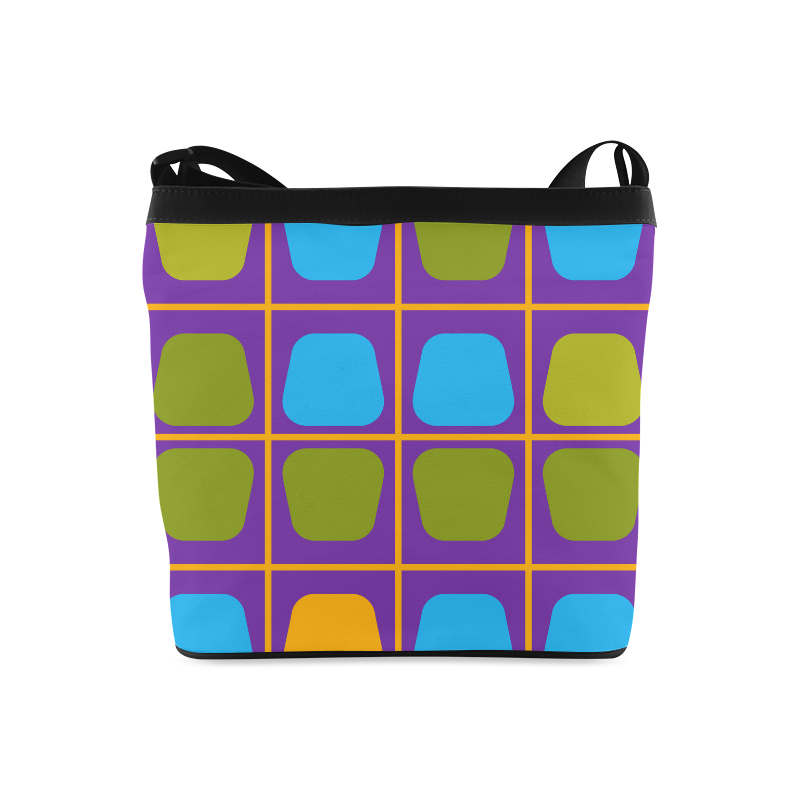 Shapes in squares pattern34 Crossbody Bags (Model 1613)