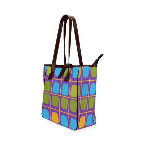 Shapes in squares pattern34 Classic Tote Bag (Model 1644)