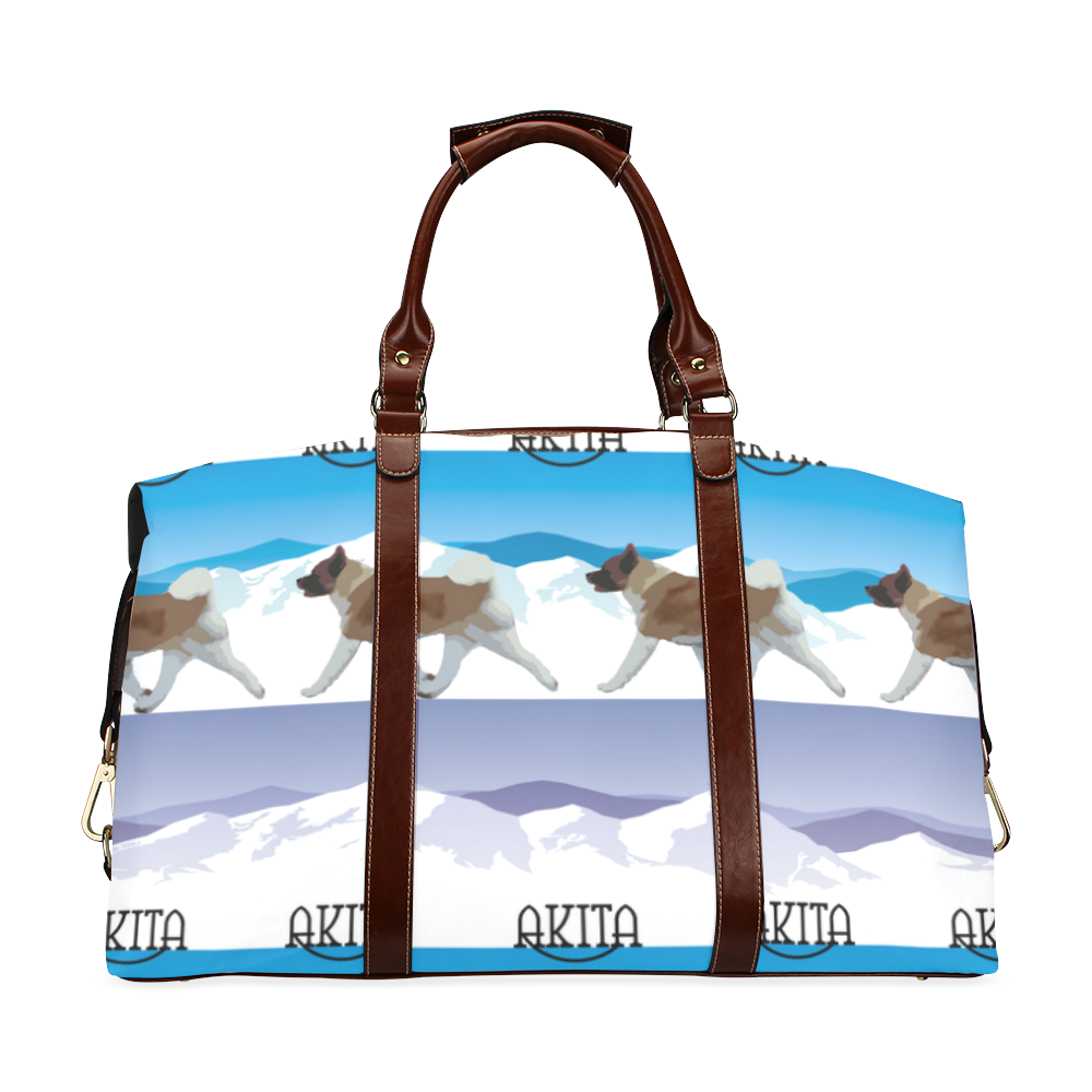 Akitas Rockin The Rockies Classic Travel Bag (Model 1643) Remake