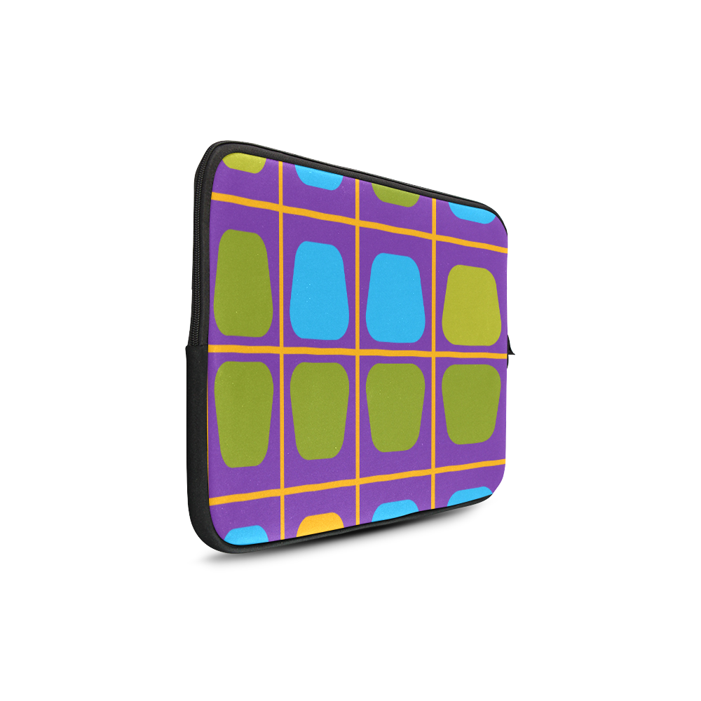 Shapes in squares pattern34 Custom Sleeve for Laptop 17"