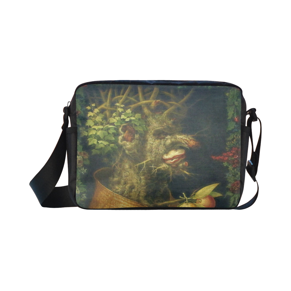 Awesome Painting Winter from Guiseppe Arcimboldo Classic Cross-body Nylon Bags (Model 1632)