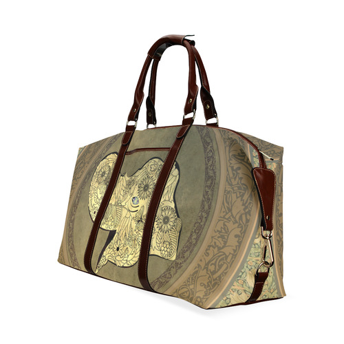Mandala of cute elephant Classic Travel Bag (Model 1643) Remake