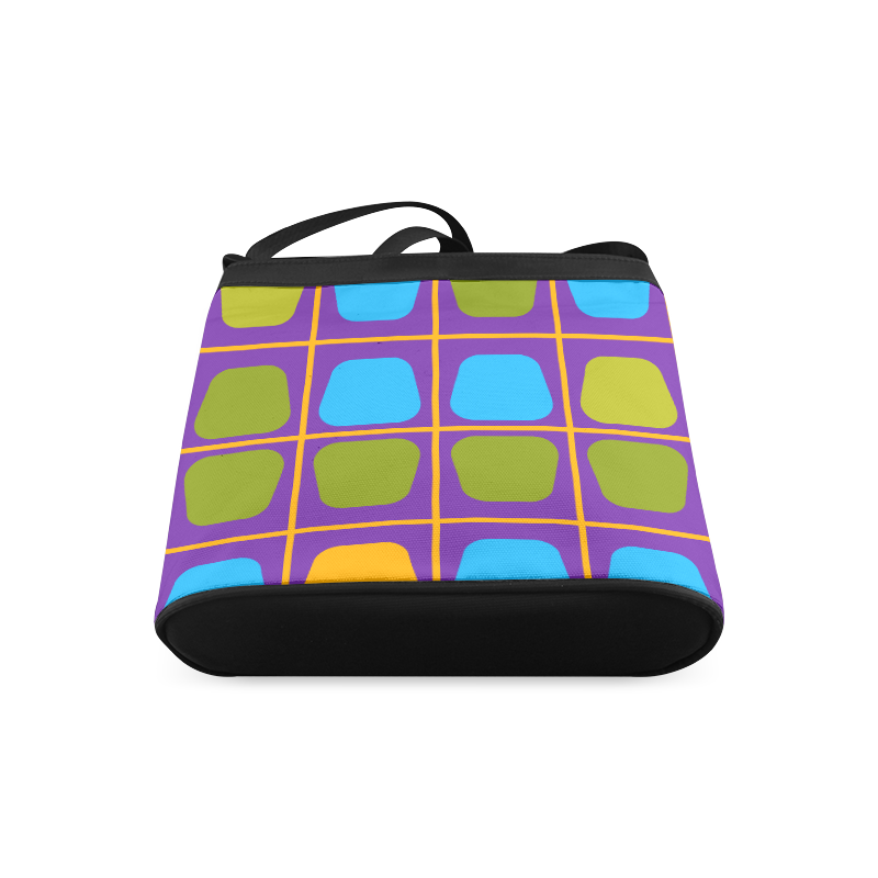 Shapes in squares pattern34 Crossbody Bags (Model 1613)