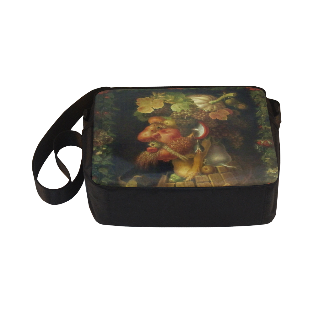 Awesome Painting Autum  from Guiseppe Arcimboldo Classic Cross-body Nylon Bags (Model 1632)