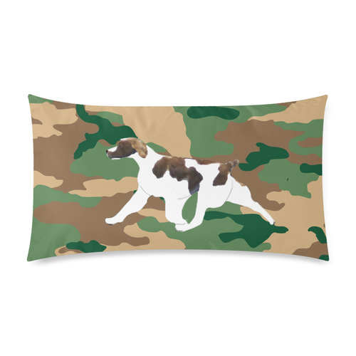 Brittanys Camo Custom Rectangle Pillow Case 20"x36" (one side)