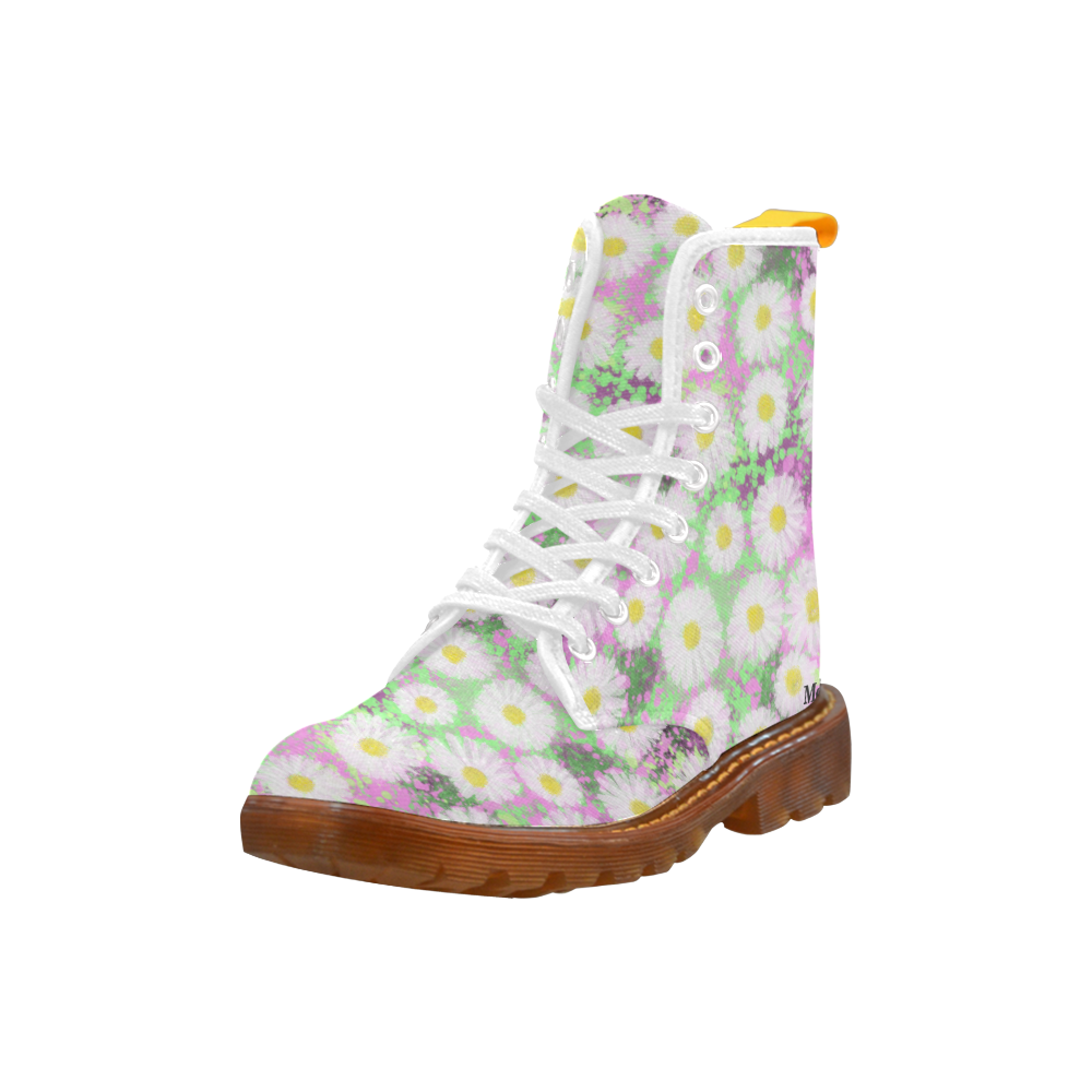 Daisies. Inspired by the Magic Island of Gotland. Martin Boots For Women Model 1203H