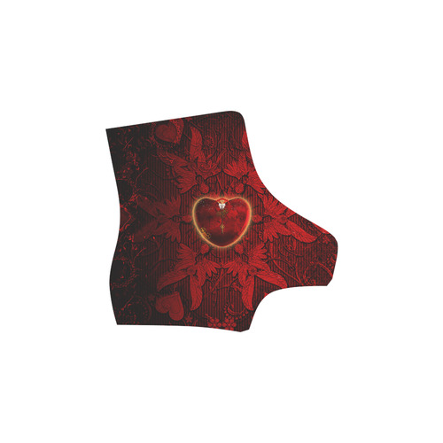 Heart on vintage background Martin Boots For Women Model 1203H