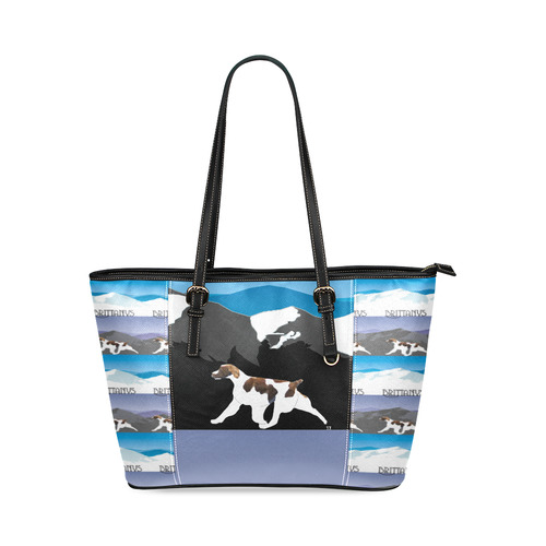 Brittany Rockin The Rockies Leather Tote Bag/Small (Model 1640)