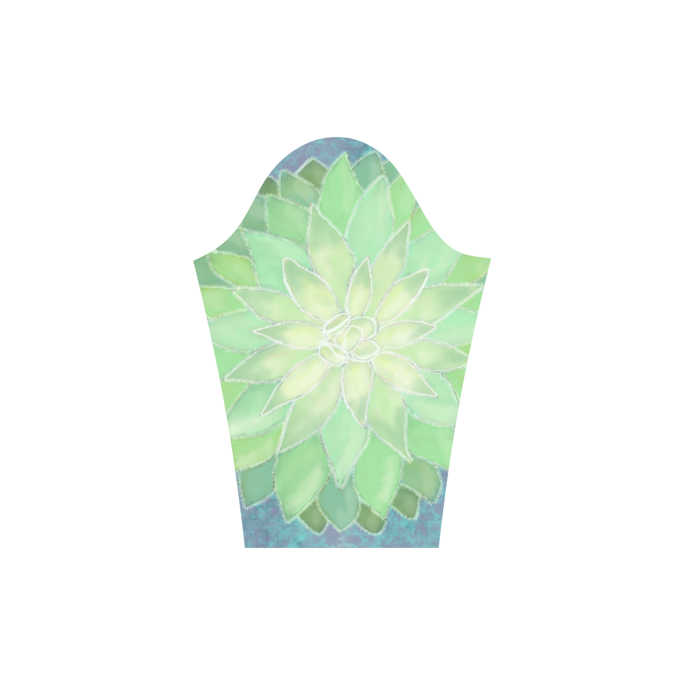 Succulent. Inspired by the Magic Island of Gotland. Round Collar Dress (D22)
