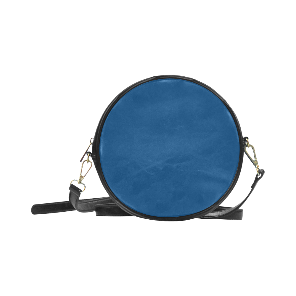 Blueberry Blue Round Sling Bag (Model 1647)