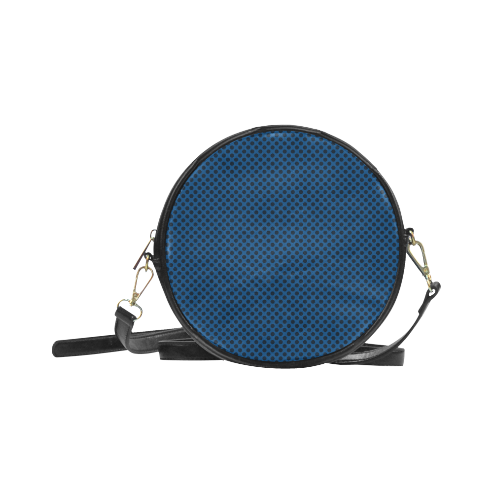 Blueberry Dots Round Sling Bag (Model 1647)